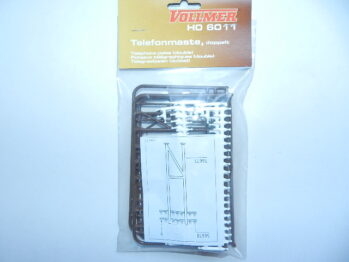 Vollmer 6011 Vollmer Telefonmasten doppelt 12 Stück