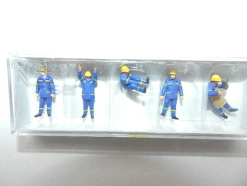 Preiser 10433 THW Helfer Schweißer 1999  5 Stück H0 Figuren