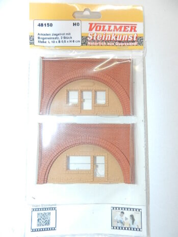 Vollmer Steinkunst 48150  2 Arcaden ziegelrot