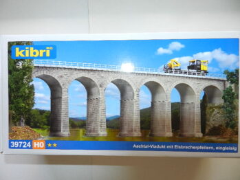 Kibri 39724 Aachtal-Viadukt mit Eisbrecherpfeilern eingleisig