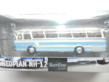 Brekina 58280 Neoplan NH 12  Omnibus  elfenbein/hellblau