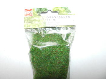 Busch 7110 Grasflocken, dunkelgrün, Grasfasern