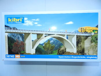 Kibri 39740  Spannbeton-Bogenbrücke eingleisig