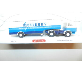 Wiking 0513 18 Mercedes MB LP 1620 Koffersattelzug Mollerus 051318