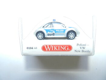 Wiking  0104 44 Polizei VW Beetle  blau / silber 010444