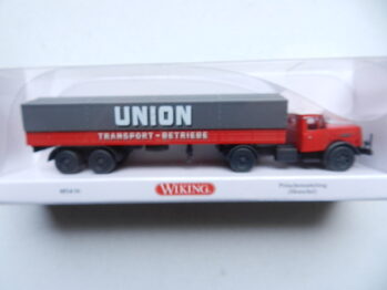 Wiking 0514 06 Henschel Langhauber Pritschensattelzug UNION 051406
