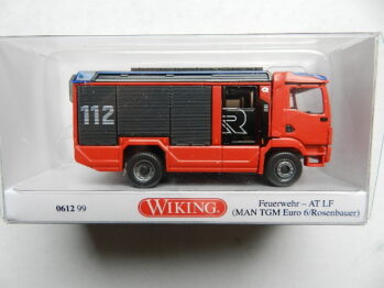 Wiking 0612 99 MAN TGM Euro 6 Rosenbauer Feuerwehr AT LF 061299