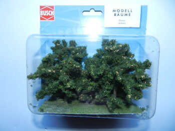 Busch 6856 Kastanien Bäume 2 Stück 95mm hoch