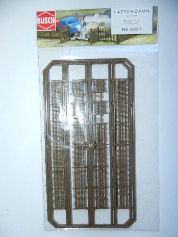 Busch 6007 Lattenzaun ca. 120cm Zäune