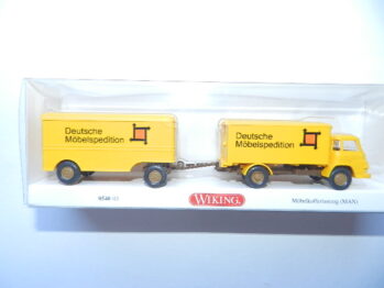 Wiking 0540 03 MAN Möbelkofferlastzug Deutsche Möbelspedition 054003