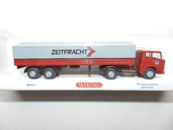 Wiking 0514 07 Henschel  Pritschensattelzug ZEITFRACHT