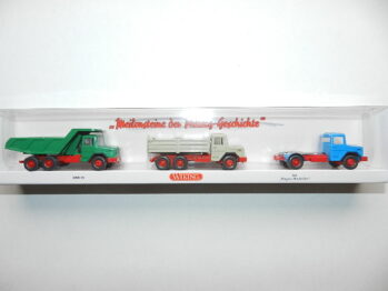 Wiking 0990 99 Magirus BAUBULLEN 3tlg. Set 099099