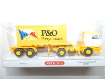 Wiking 0526 03 DAF Containersattelzug 20´ P&O 052603