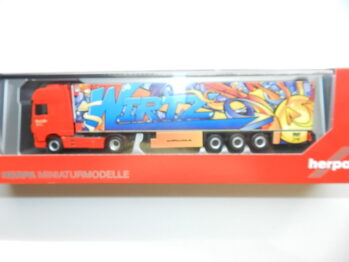 Herpa 313995  DAF XF SSC Kühlkoffer-Sattelzug „Spedition Wirtz“