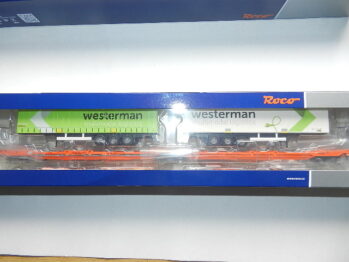 Roco 77399 - Doppeltaschen-Gelenkwagen T3000e, Wascosa WESTERMAN