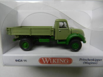 Wiking 0424 96 Magirus - Deutz Rundhauber Pritschenkipper hellgrün  042496