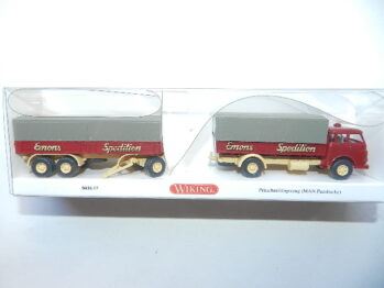 Wiking 0416 03 Pritschenhängerzug MAN Pausbacke Emons  041603
