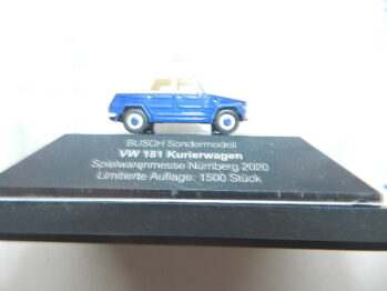 BUSCH  Volkswagen VW 181 Kübelwagen - Spielwarenmesse Nürnberg 2020