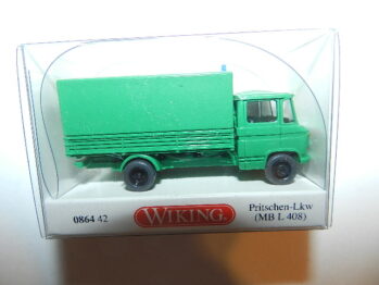 Wiking 0864 42 Mercedes MB L 408 Pritschen LKW Polizei  086442