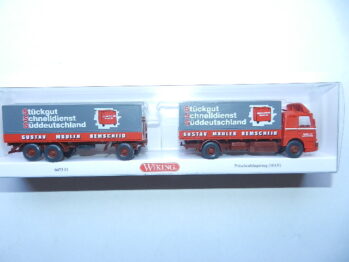 Wiking 0473 01 MAN  Pritschenhängerzug Mäuler  047301