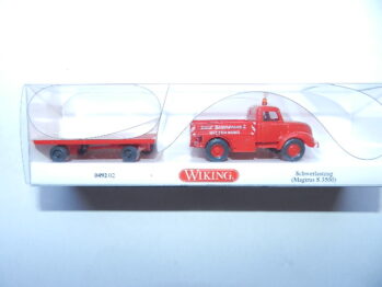 Wiking 0492 02 Magirus S 3500 Schwerlastzug "Rosenkranz"  049202