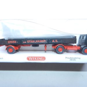 Wiking 0488 03 MAN Pritschensattelzug  Stahlhandel  048803