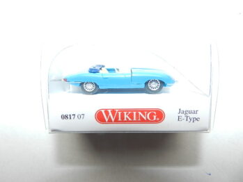 Wiking 0817 07 Jaguar E-Type Cabrio blau 081707