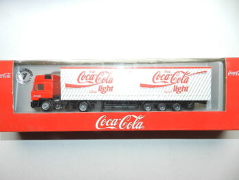 Albedo MAN F90 Gardienenplanenen - Sattelzuzug trink COCA-COLA light