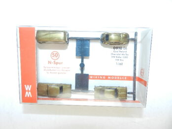 Wiking 0910 06 VW Käfer 1300 / Chevrolt Malibu / VW Bus / Opel Rekord Spur N 091006