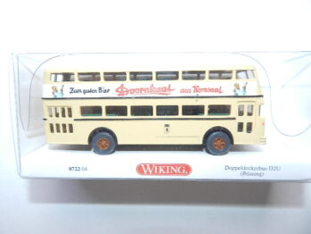 Wiking 0722 04 Büssing D2U Doppeldecker-Bus DOORNKAAT 072204