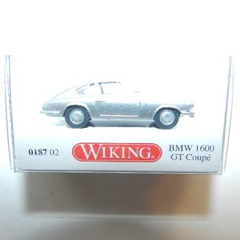 Wiking  0187 02 BMW 1600 GT Coupe silber 018702
