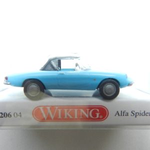 Wiking 0206 04 Alfa Spider hellblau geschlossen Dach 020604