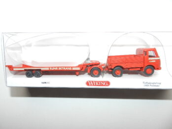 Wiking 0490 02 Mercedes MB Pullmann Tiefladezug  Ruhr Intrans 049002
