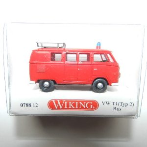 Wiking 0788 12  Volkswagen VW T1 Bus mit Dachträger  Feuerwehr 078812