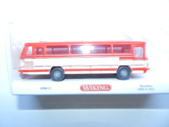 Wiking 0709 02 Mercedes MB O 302 Reisebus  verkehrsrot  Bus 070902