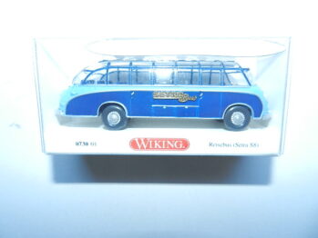 Wiking 0730 01 Reisebus Setra S8 blau  Bus 073001