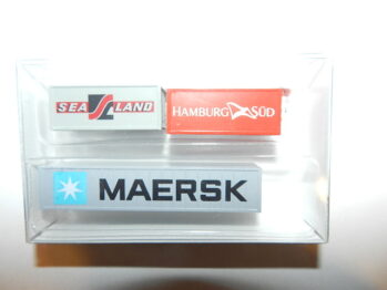 Wiking 0950 04  Container Sealand Maersk HamburgSüd Spur N 095004