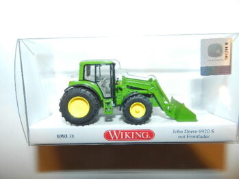 Wiking 0393 38 John Deere 6920 S mit Frontlader Traktor 39338