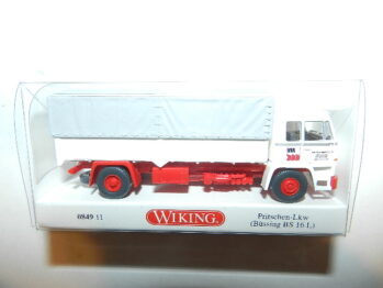 Wiking 0849 11 Büssing BS 16 L Pritschen-Lkw "Bruns" 084911