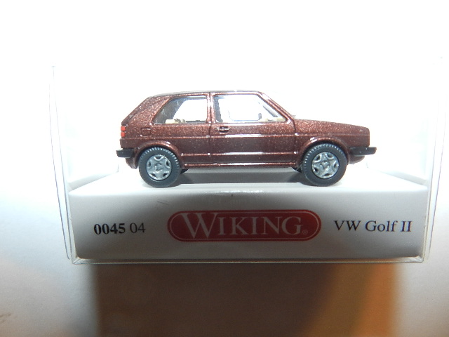 Wiking 0045 04 Volkswagen VW Golf II – umbrabraun-met.  004504