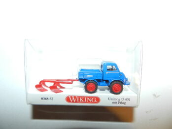 Wiking 0368 52 Mercedes MB Unimog U 401 mit Pfug  AGRI Technica 2023  036852
