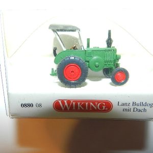 Wiking 0880 08 Schlepper  Lanz mit Dach grün Traktor 088008