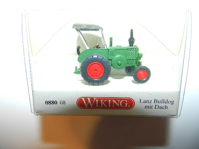 Wiking 0880 08 Schlepper  Lanz mit Dach grün Traktor 088008