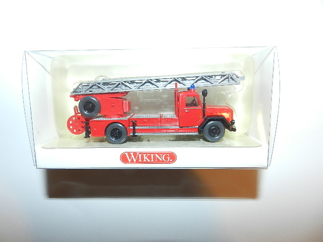 Wiking 862 37 39 Magirus Eckhauber Feuerwehr Drehleiter DL 25h 86237