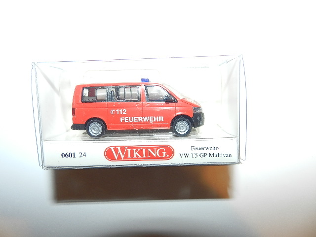 Wiking  0601 24 Volkswagen VW T5 GP Multivan Feuerwehr  060124