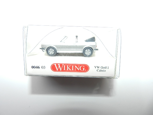Wiking 0046 03 Volkswagen VW Golf I Cabrio silber 0046 03
