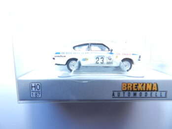 Brekina 20406 Opel Kadett C Coupe GTE  Toni Pond Rally RAC Start-Nr. 23