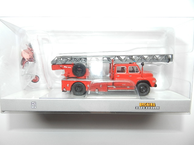 Brekina   45160 MAN 520 H DLK 30 Feuerwehr rot/schwarz