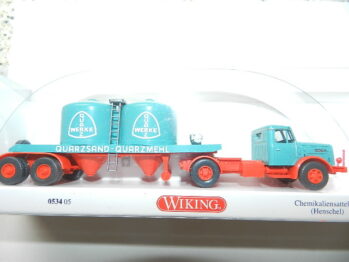 Wiking 0534 05  Henschel  Chemikaliensattelzug  053405