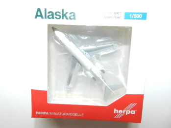 Herpa Wings 537292 Alaska Airlines Boeing 727-100 - Totem Pole colors  1:500 Flugzeug
